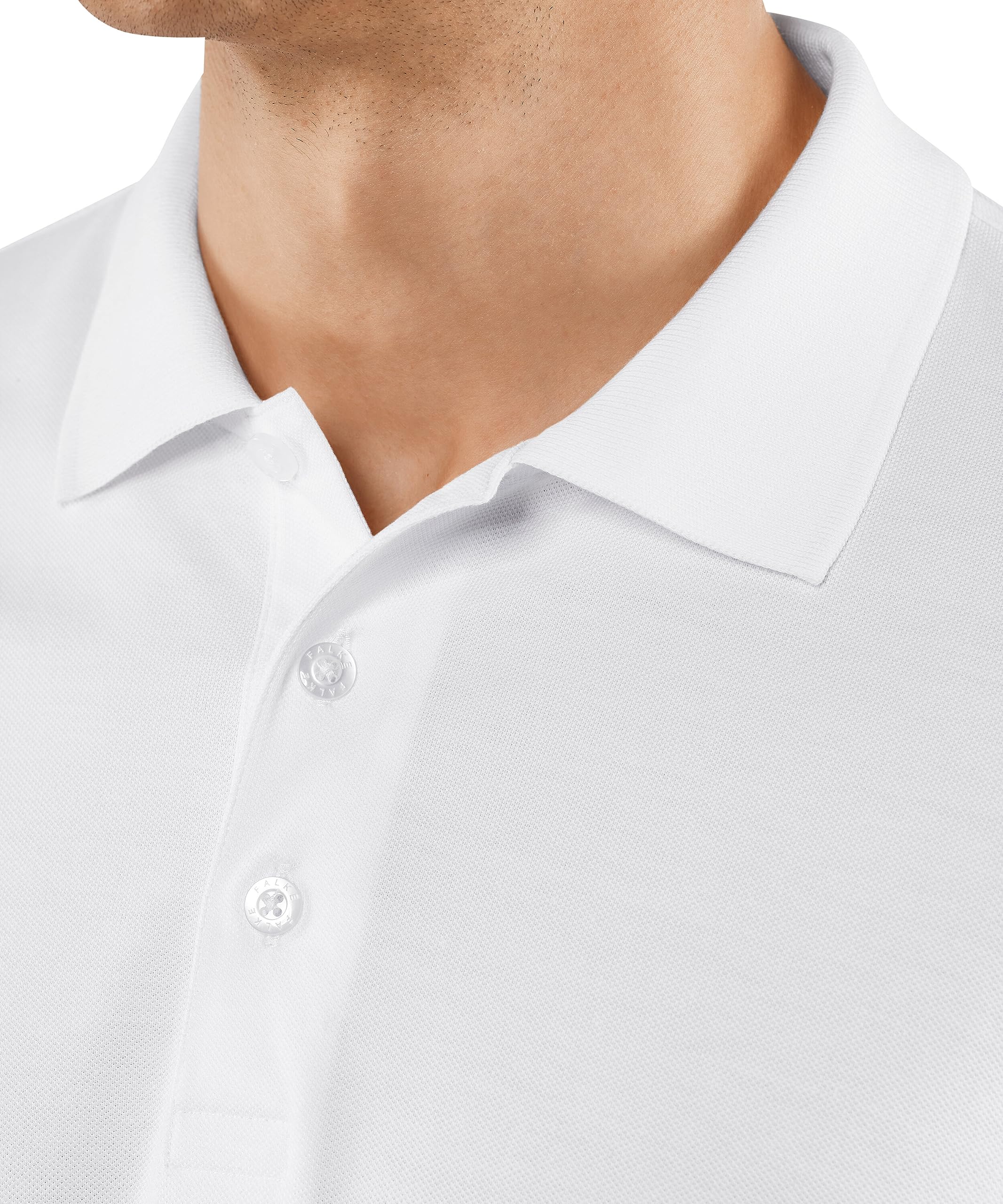 falke-basic-herren-poloshirt-piqu-pima-baumwolle-wei image 8