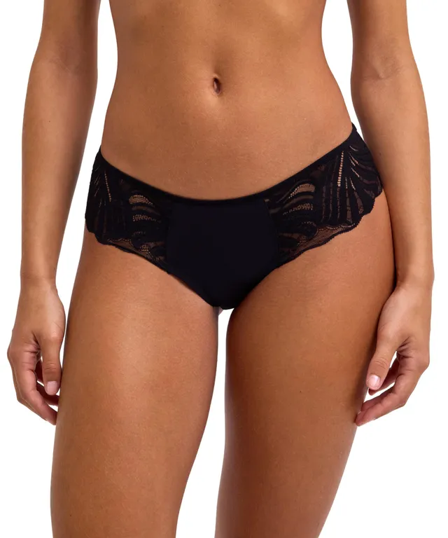 falke-slip-damen-spitze-schwarz-mikrofaser image 1