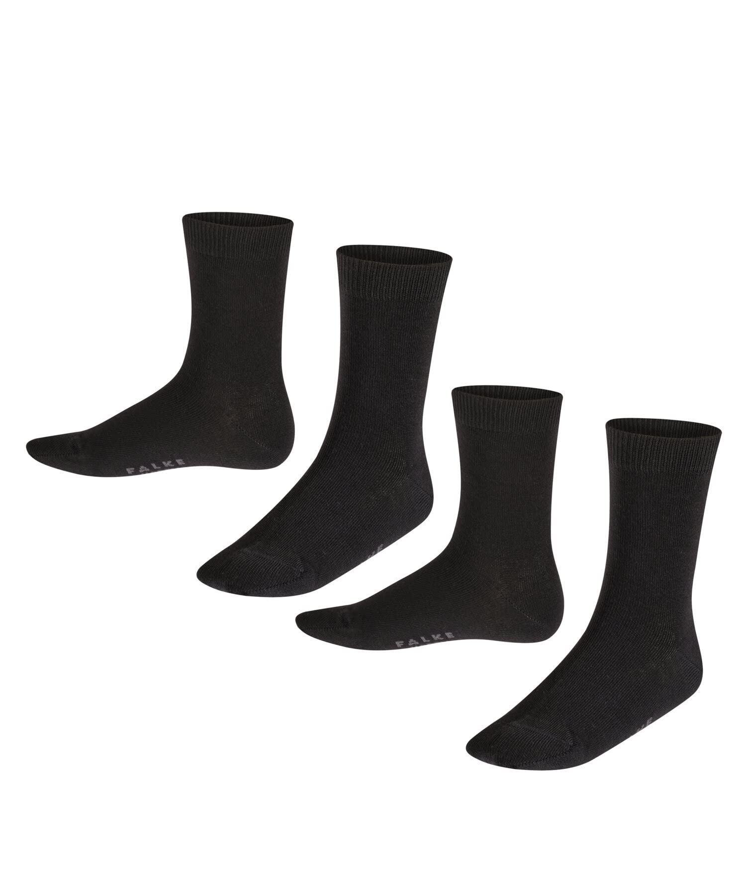 falke-happy-kinder-socken-2-pack-baumwolle-schwarz image 6