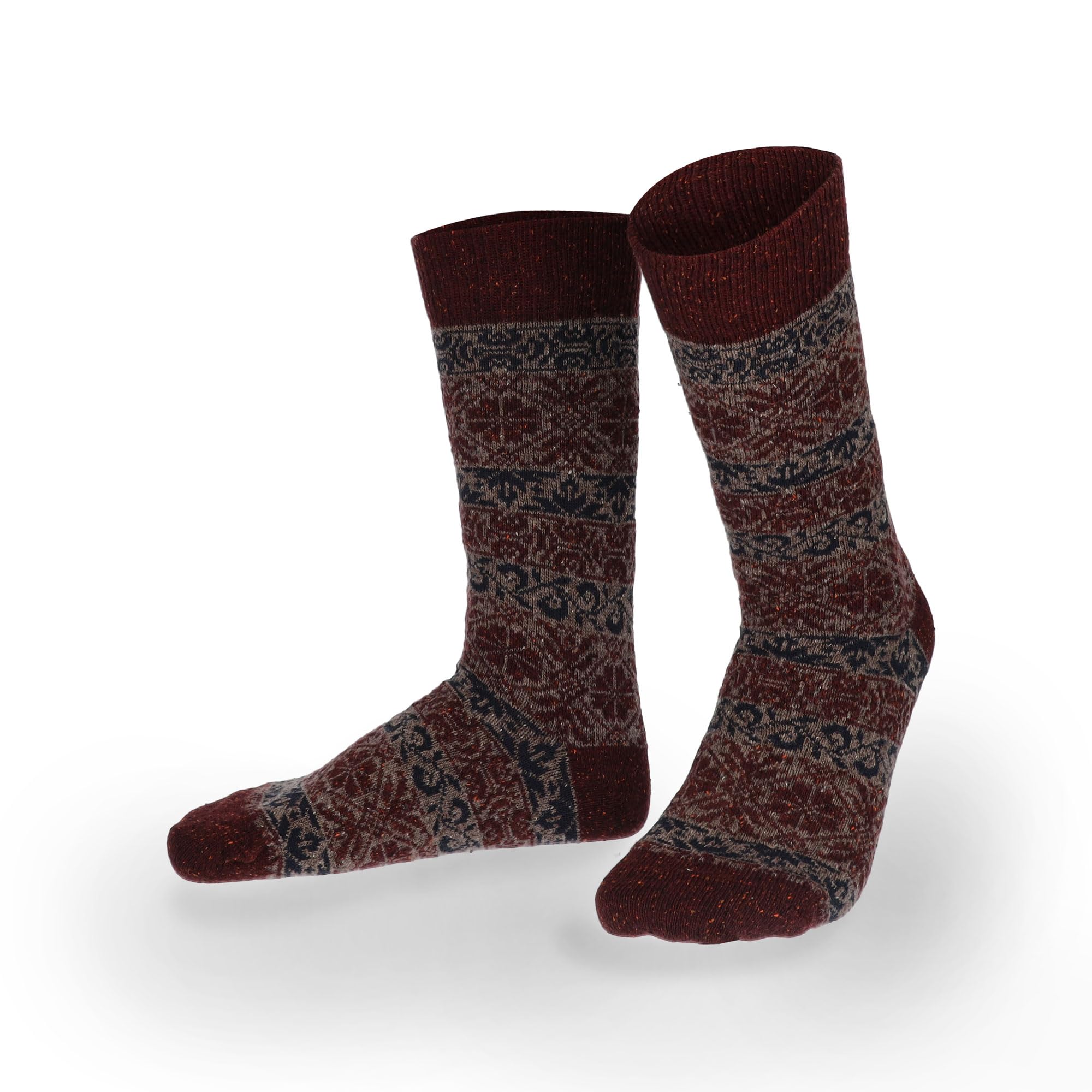 hudson-noble-nordic-herren-socken-schwarz-39-42-norweger image 5