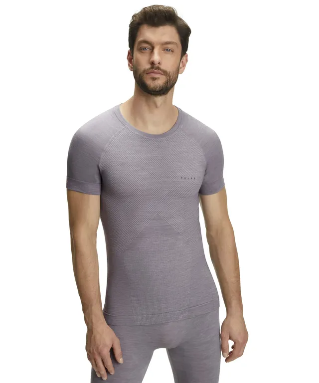 falke-wool-tech-light-shirt-herren-grau-merinowolle-kurzarm image 1