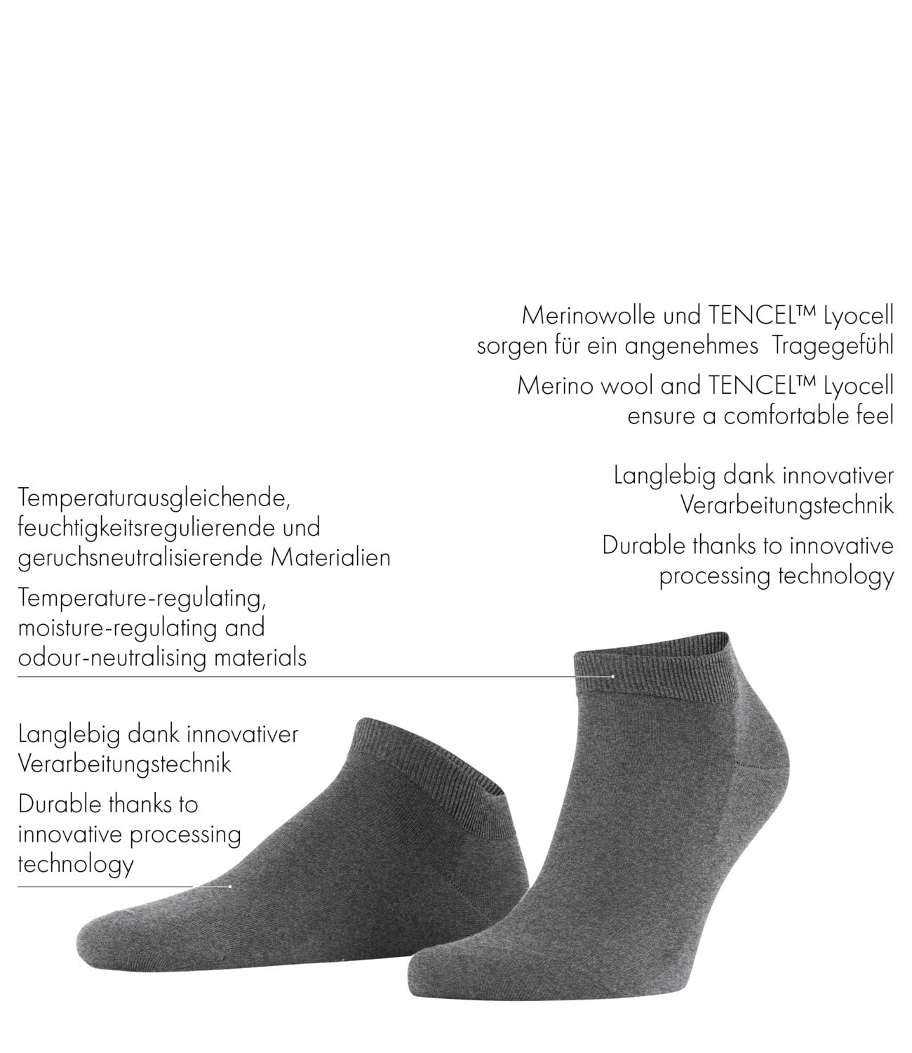 falke-climawool-sneakersocken-herren-schwarz-merinowolle image 3
