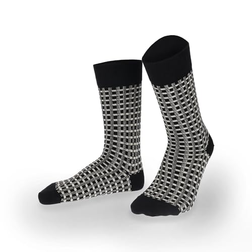 hudson-link-fashion-socke-schwarz-39-42-karo image 5