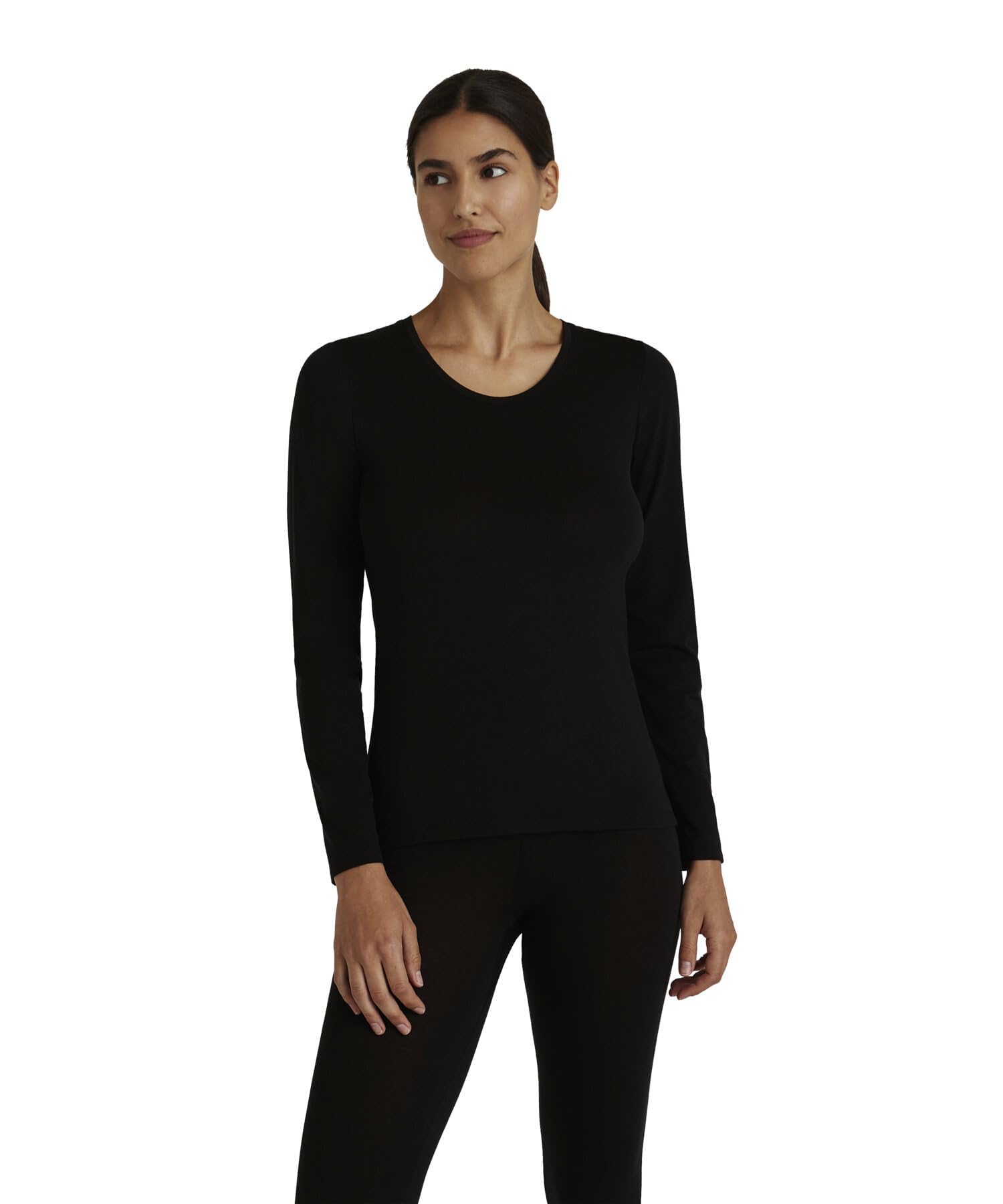 falke-daily-climawool-crew-neck-unterhemd-s-schwarz-merinowolle image 1