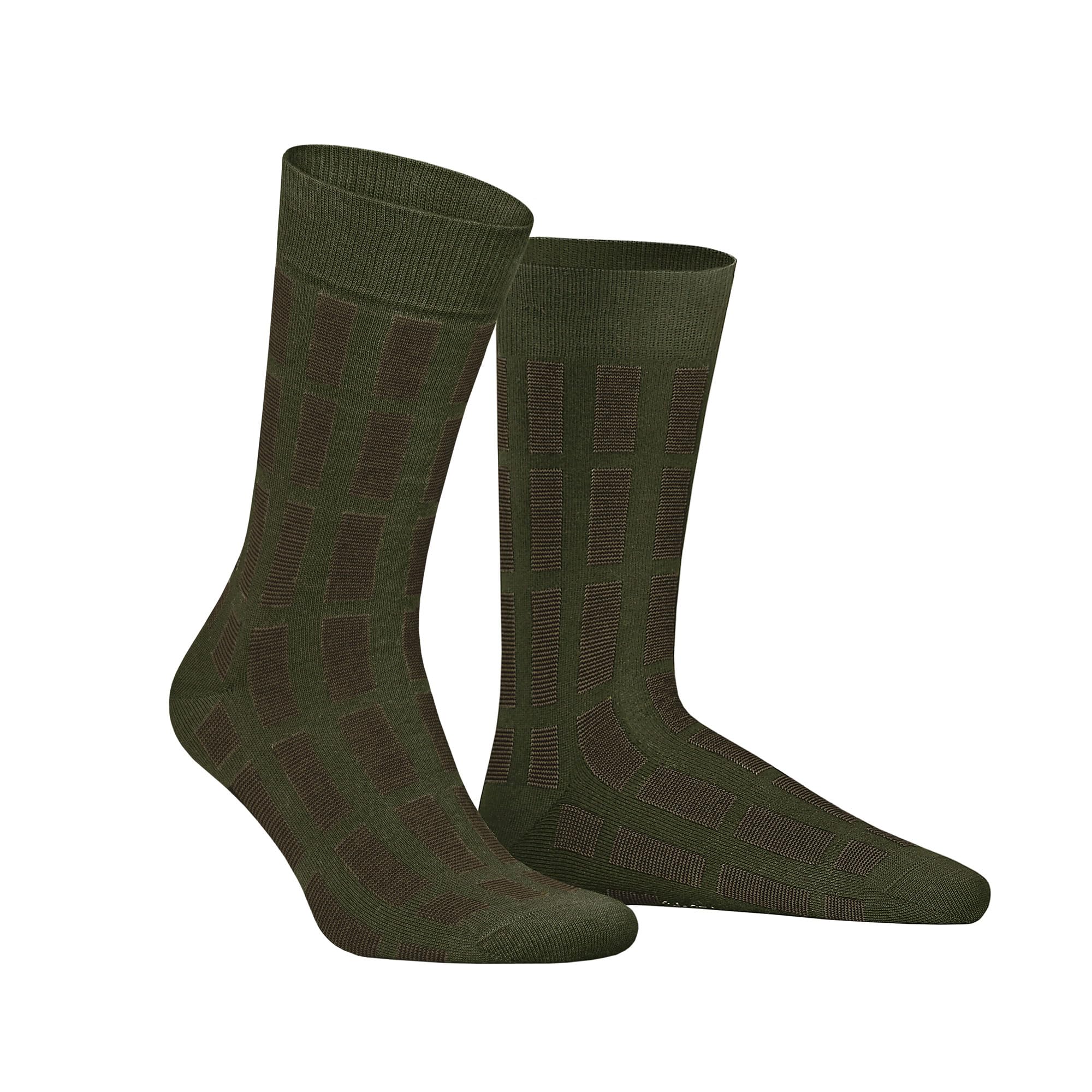 hudson-pin-fashion-herrensocken-army-green-baumwolle image 1