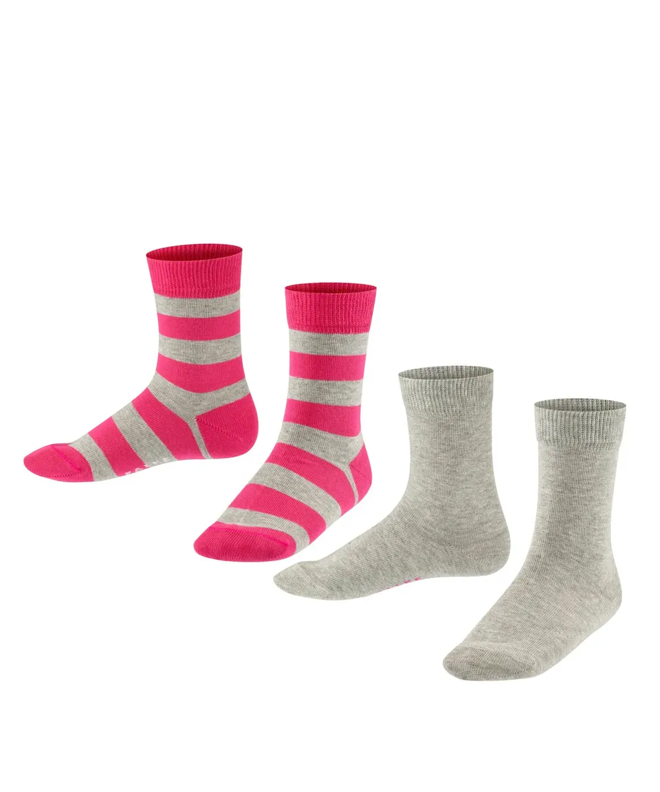 falke-happy-stripe-kinder-socken-marine-2-paar-31-34 image 1