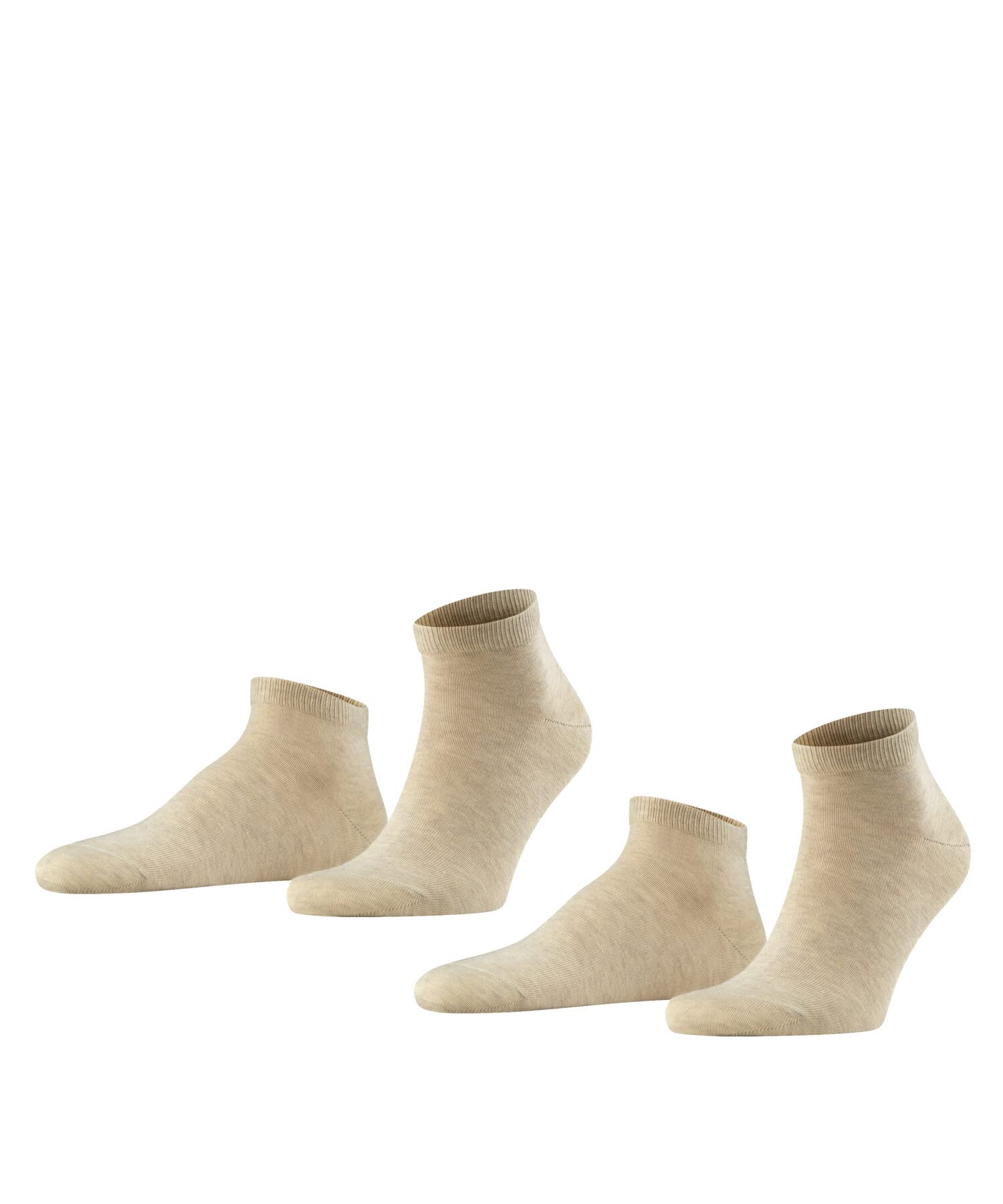 falke-happy-sneakersocken-herren-baumwolle-schwarz-2-paar image 1