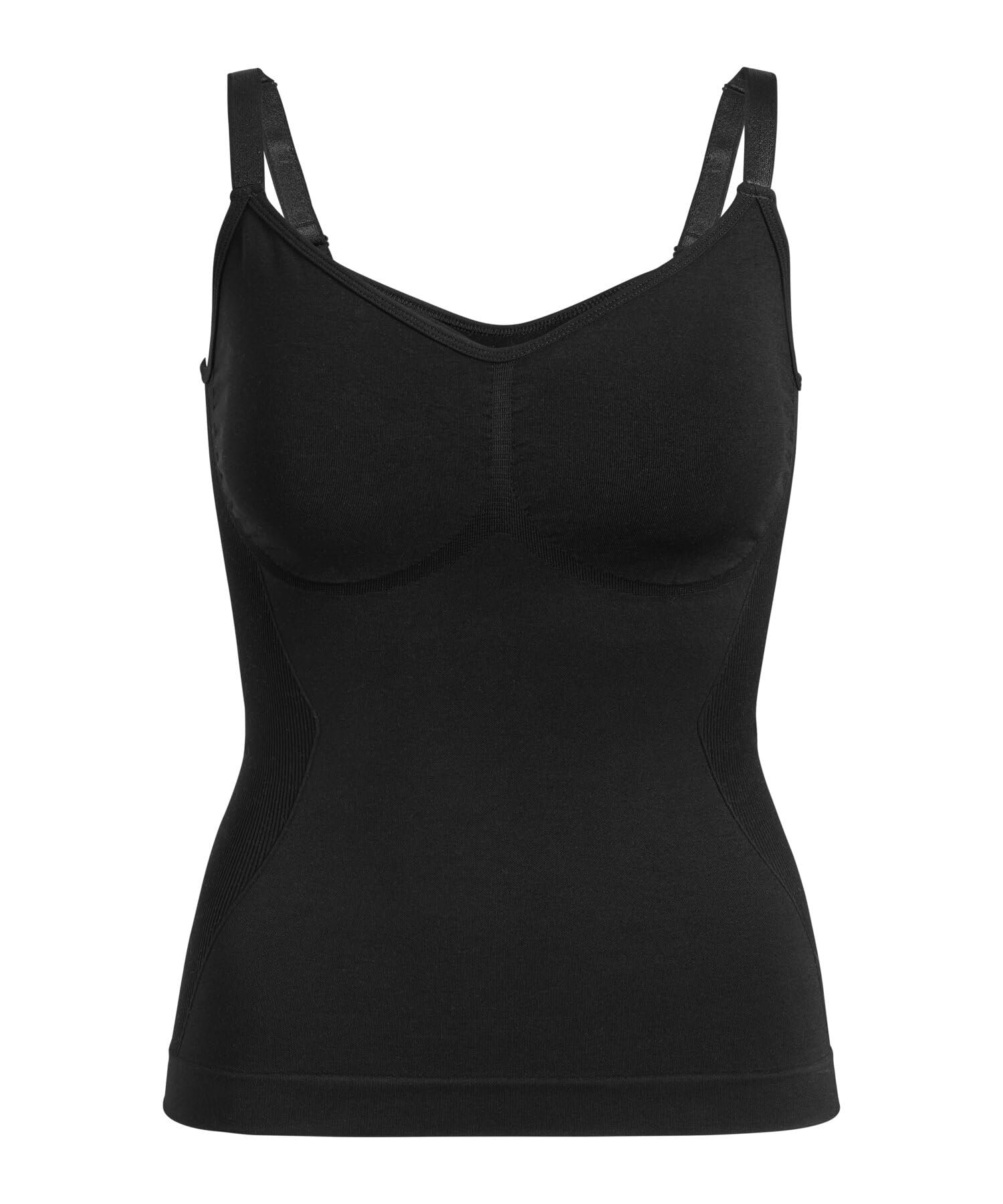 falke-smart-support-shapewear-top-schwarz-nahtlos image 6