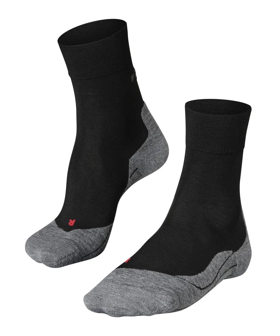 falke-ru4-wool-laufsocken-herren-schwarz-gepolstert image 1