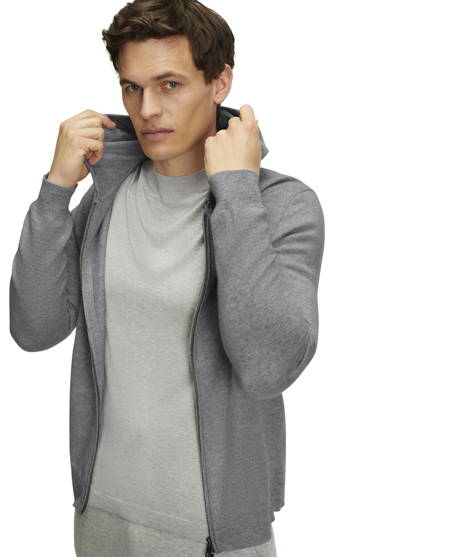 falke-luxury-hooded-zip-jacke-herren-schwarz-l-kaschmir image 6