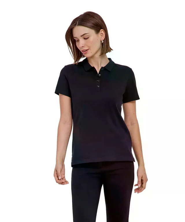 falke-basic-apparel-poloshirt-damen-wei-pima-baumwolle image 1
