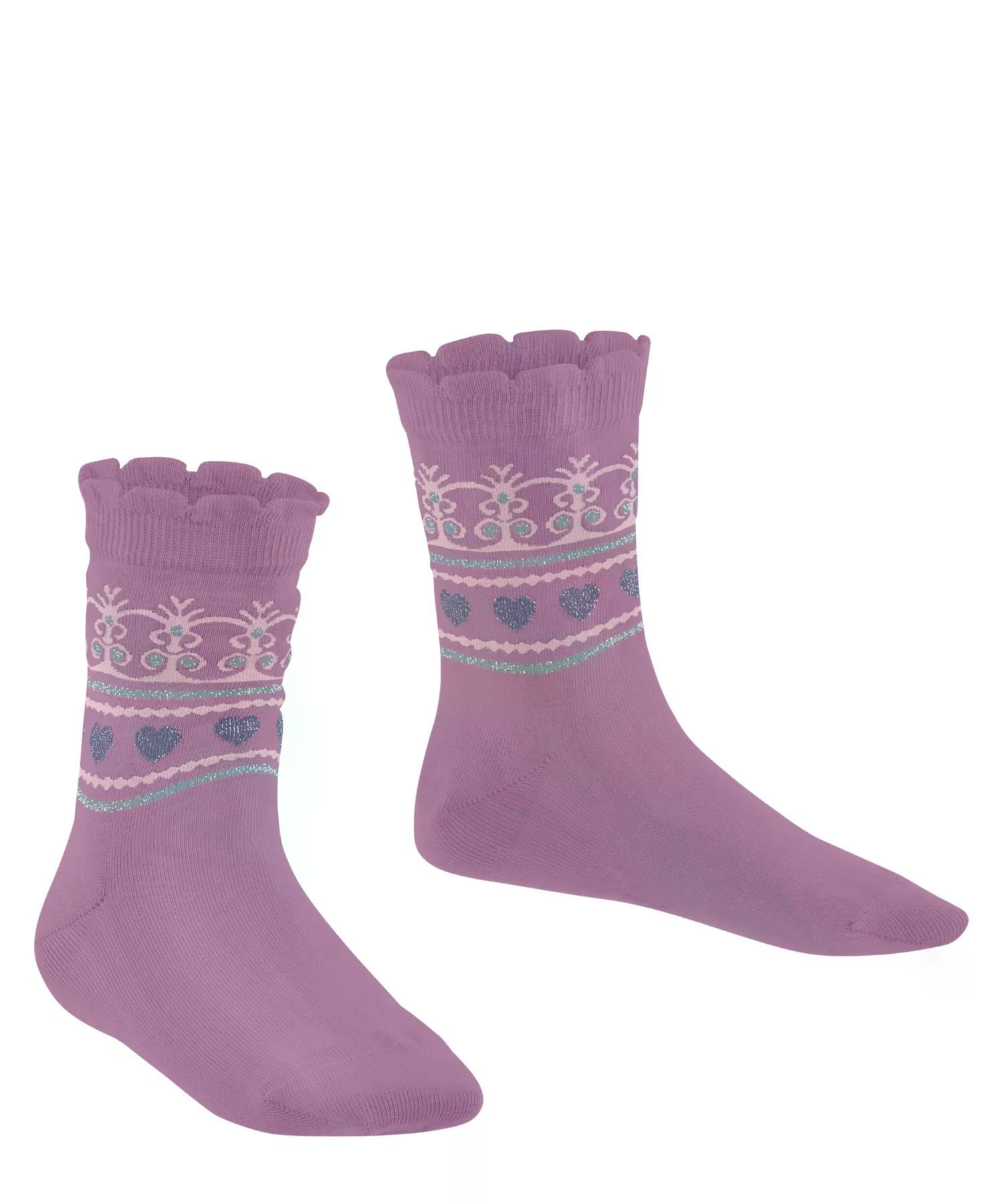 falke-shiny-icecrown-kindersocken-baumwolle-krone-glitzer image 3