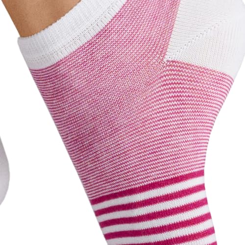 hudson-sporty-stripe-sneaker-socken-fuxia-35-38-streifen image 4