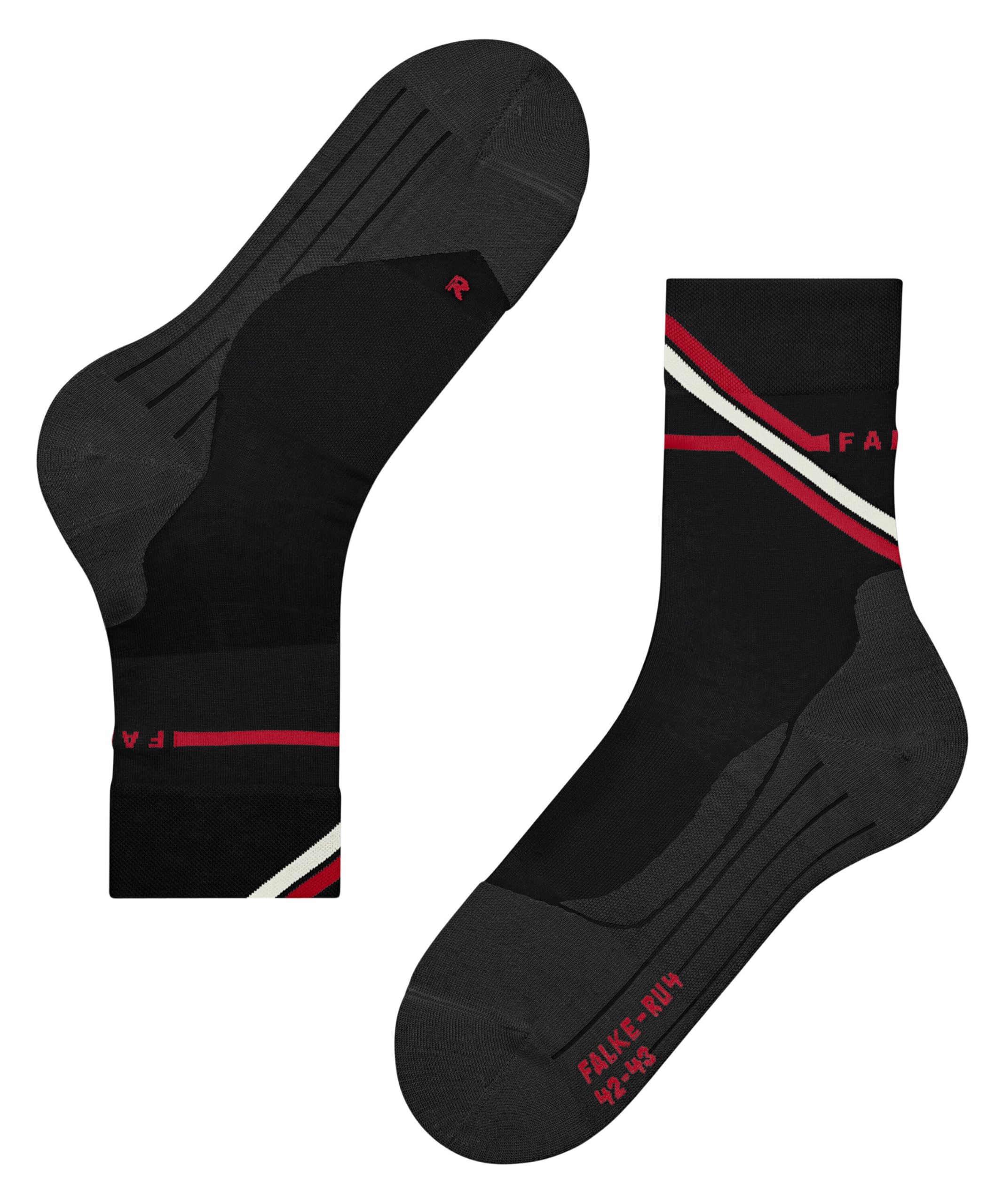 falke-ru4-laufsocken-herren-46-48-schwarz-baumwolle image 5