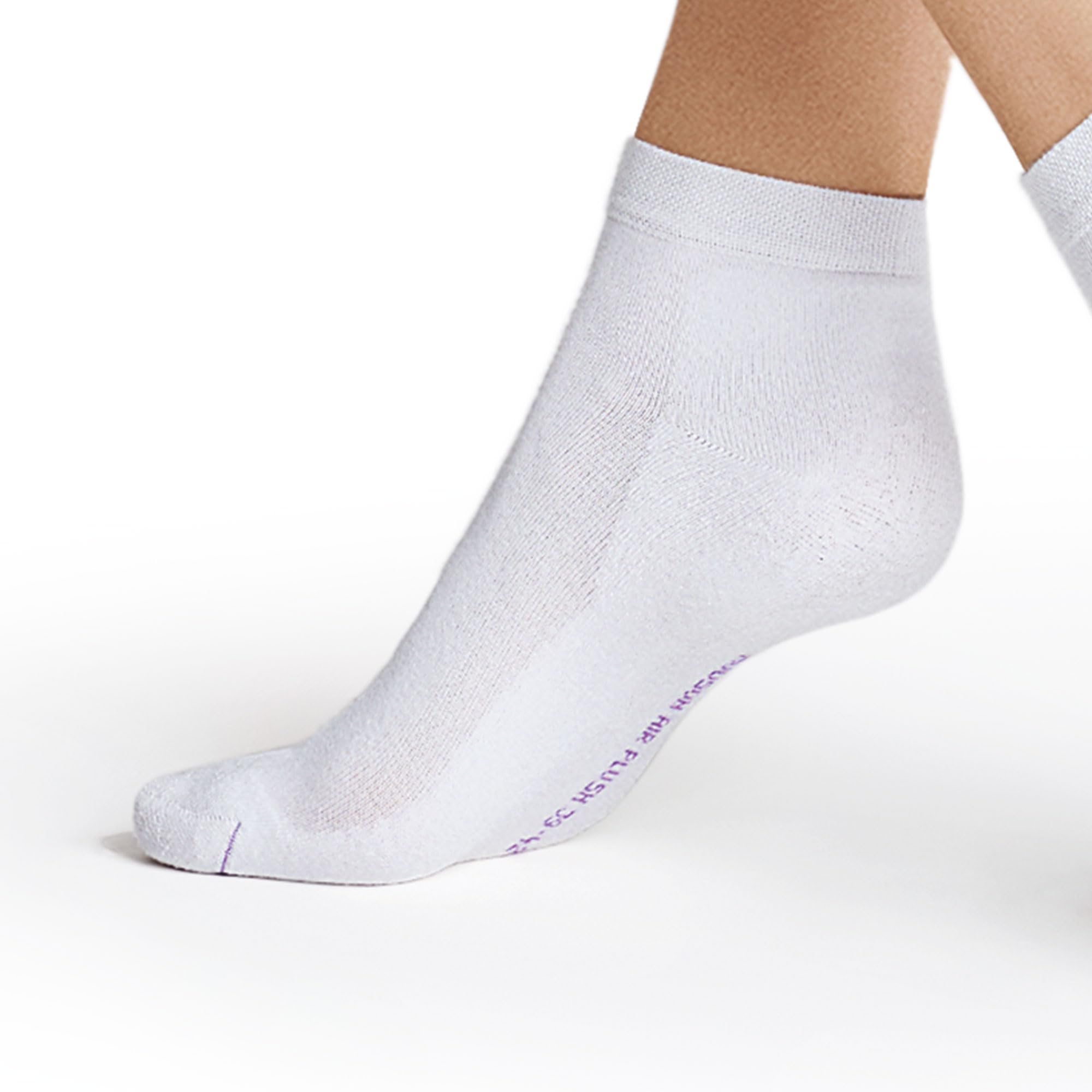 hudson-air-plush-damen-sneaker-socken-wei-pl-schsohle image 2
