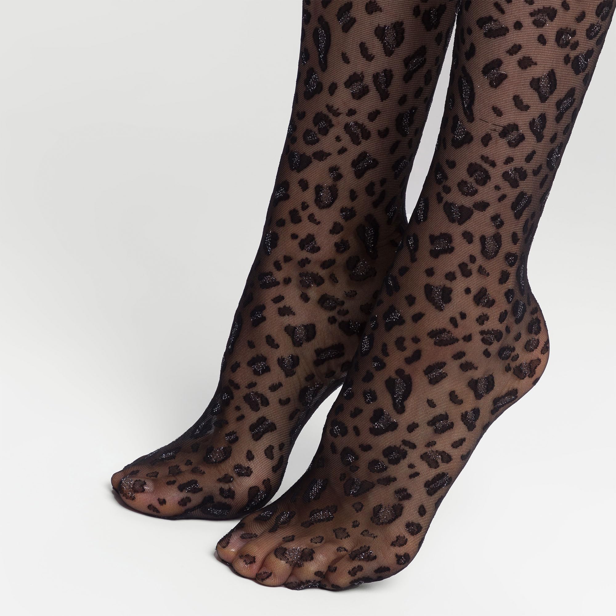 hudson-sparkly-leo-strumpfhose-20-den-38-40-animal-print image 2