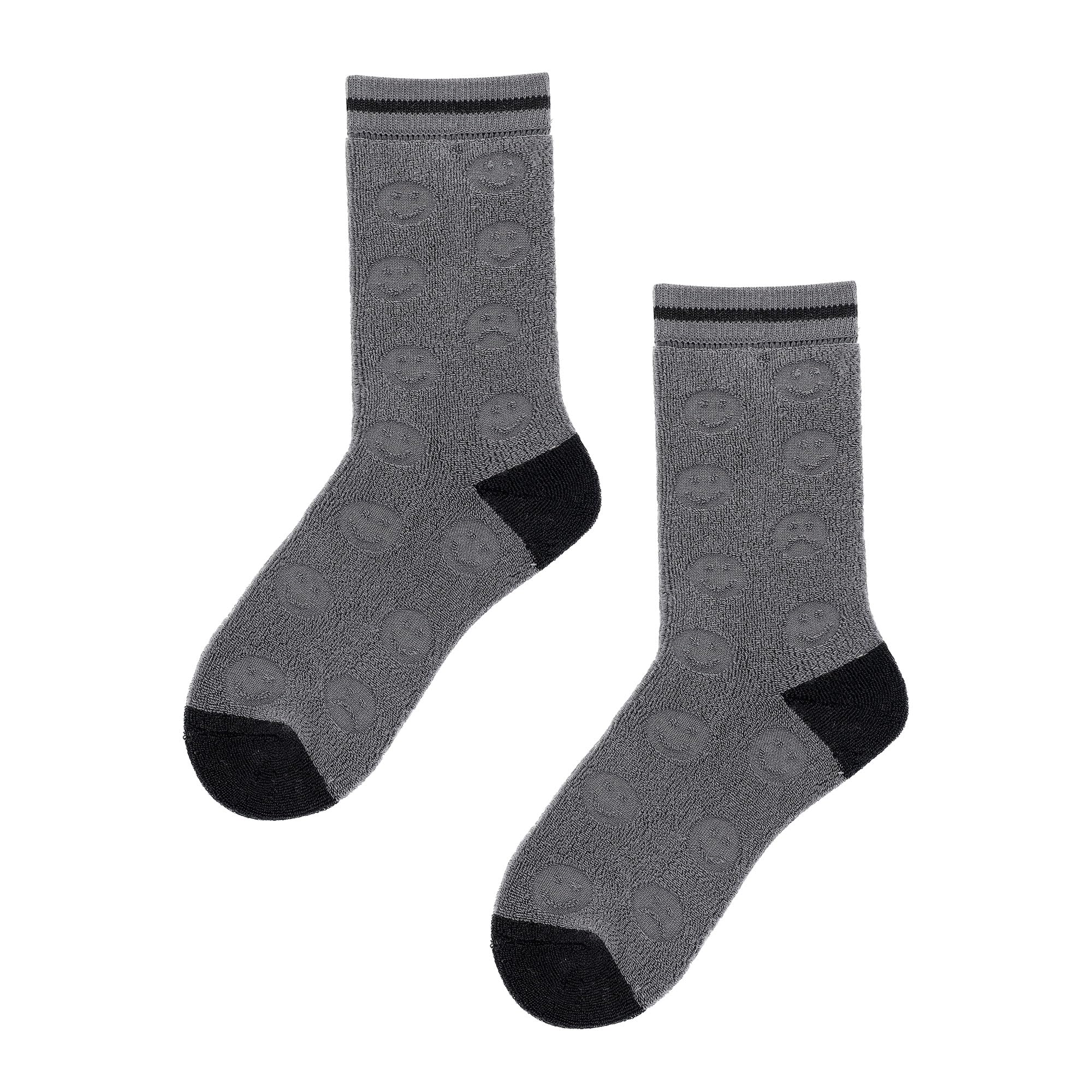 hudson-smiley-fashion-damen-socken-schwarz-smiley image 1