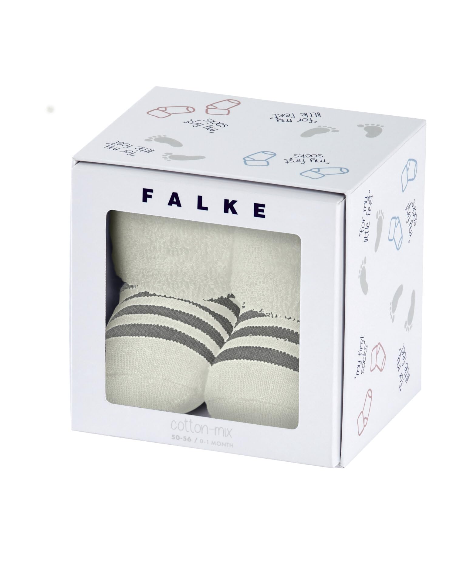 falke-erstlingsringel-babysocken-baumwolle-wei-62-68 image 5