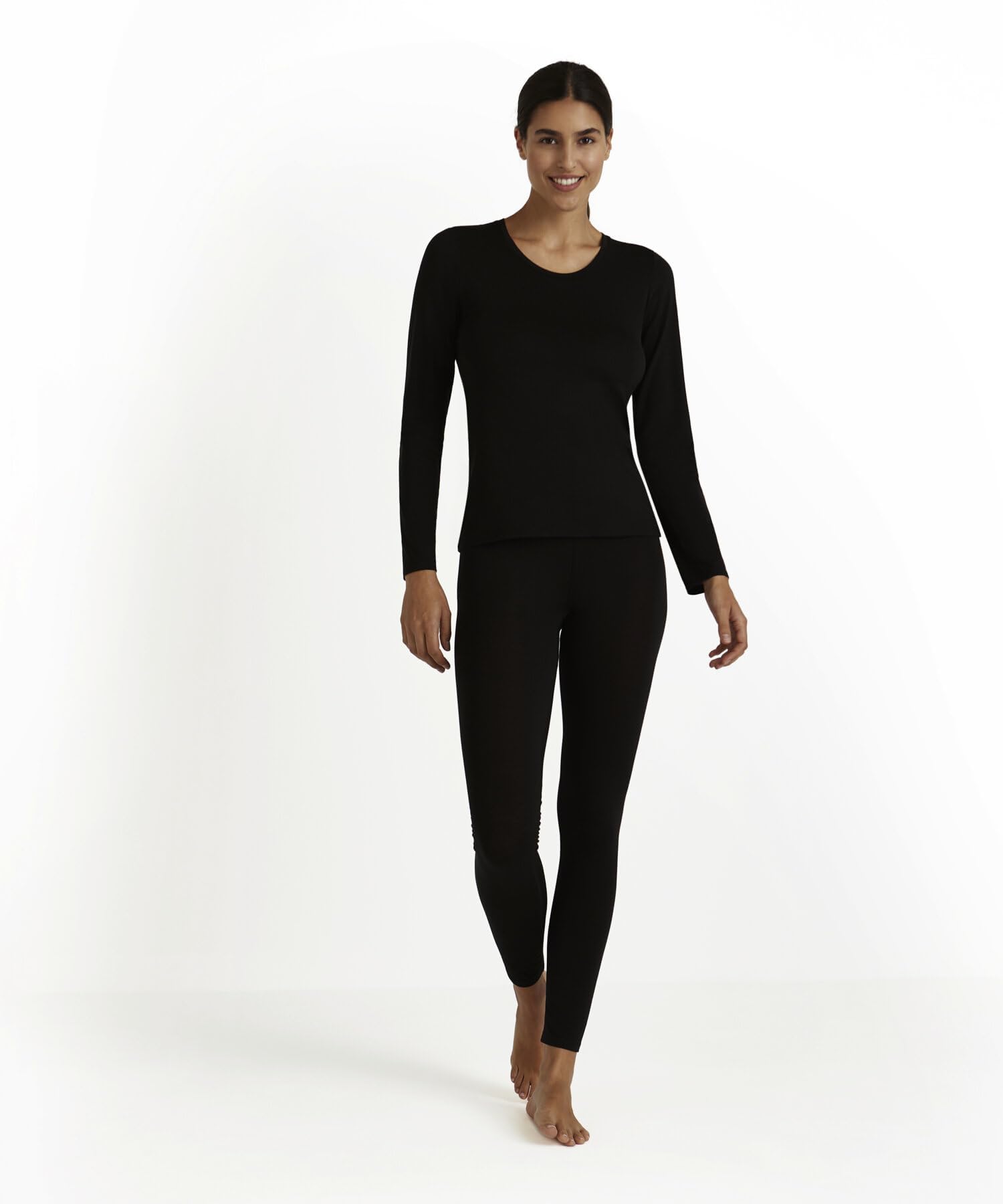 falke-daily-climawool-crew-neck-unterhemd-s-schwarz-merinowolle image 3