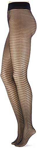 hudson-line-sh-strumpfhose-schwarz-38-40-40-den-gestreift image 7