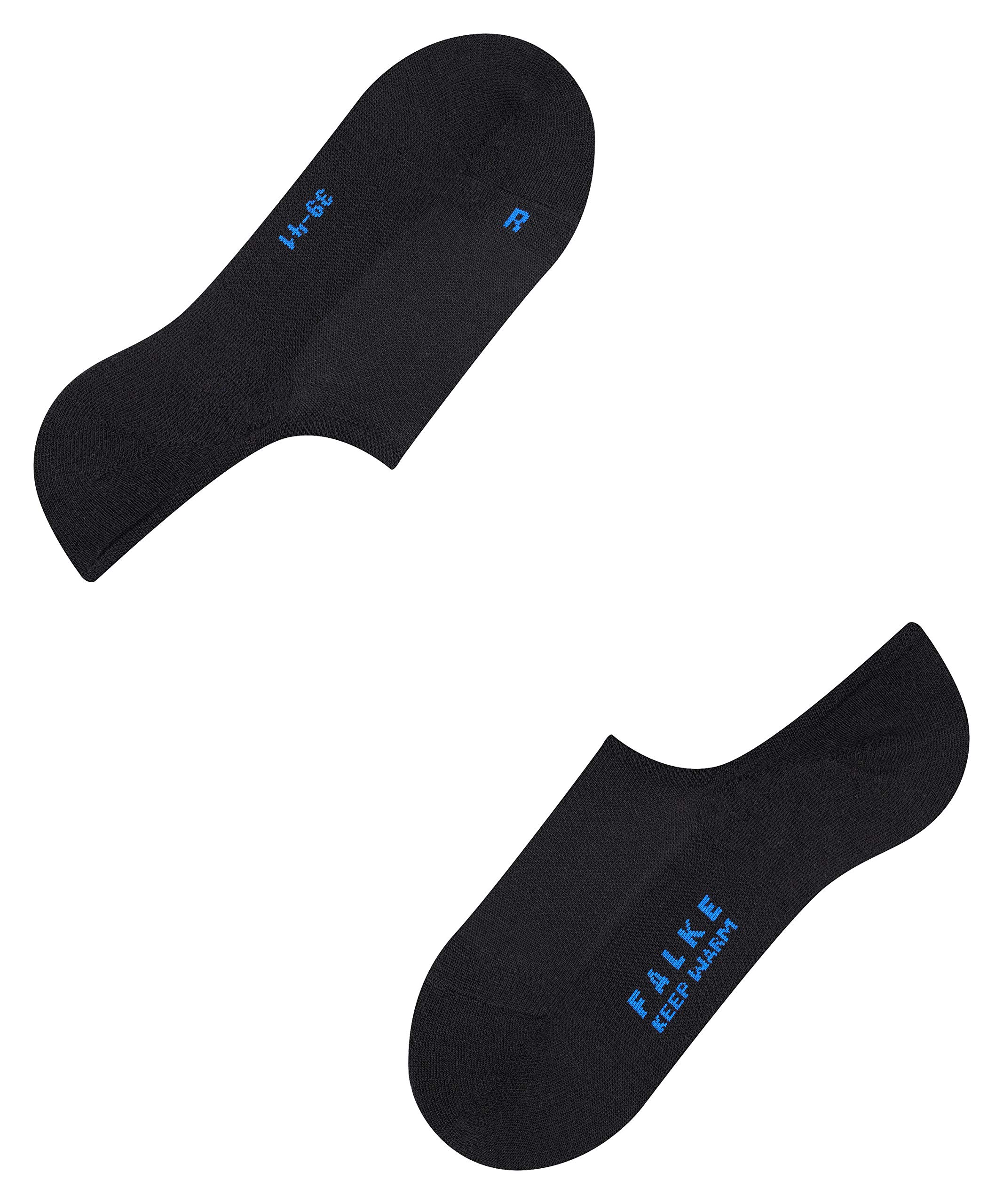 falke-keep-warm-f-linge-invisible-schwarz-merinowolle-1-paar image 3