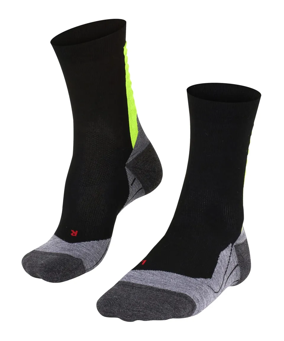 falke-achilles-herren-laufsocken-schwarz-1-paar-vegan image 1