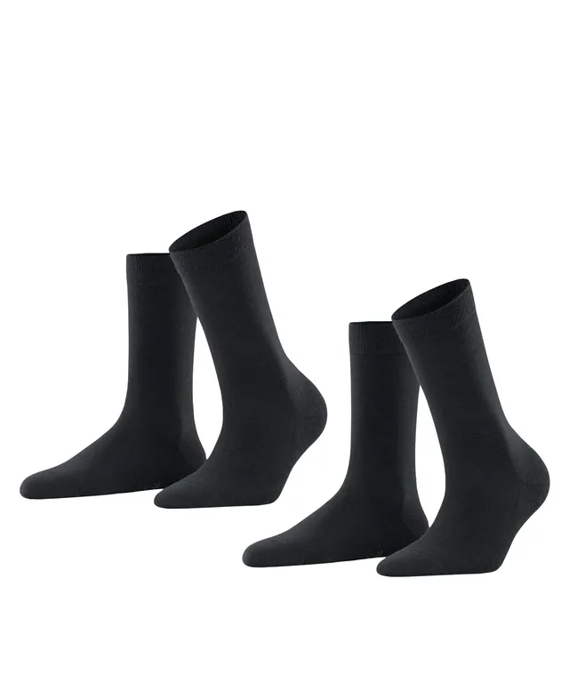 falke-softmerino-socken-2er-anthrazit-35-36-merinowolle image 1