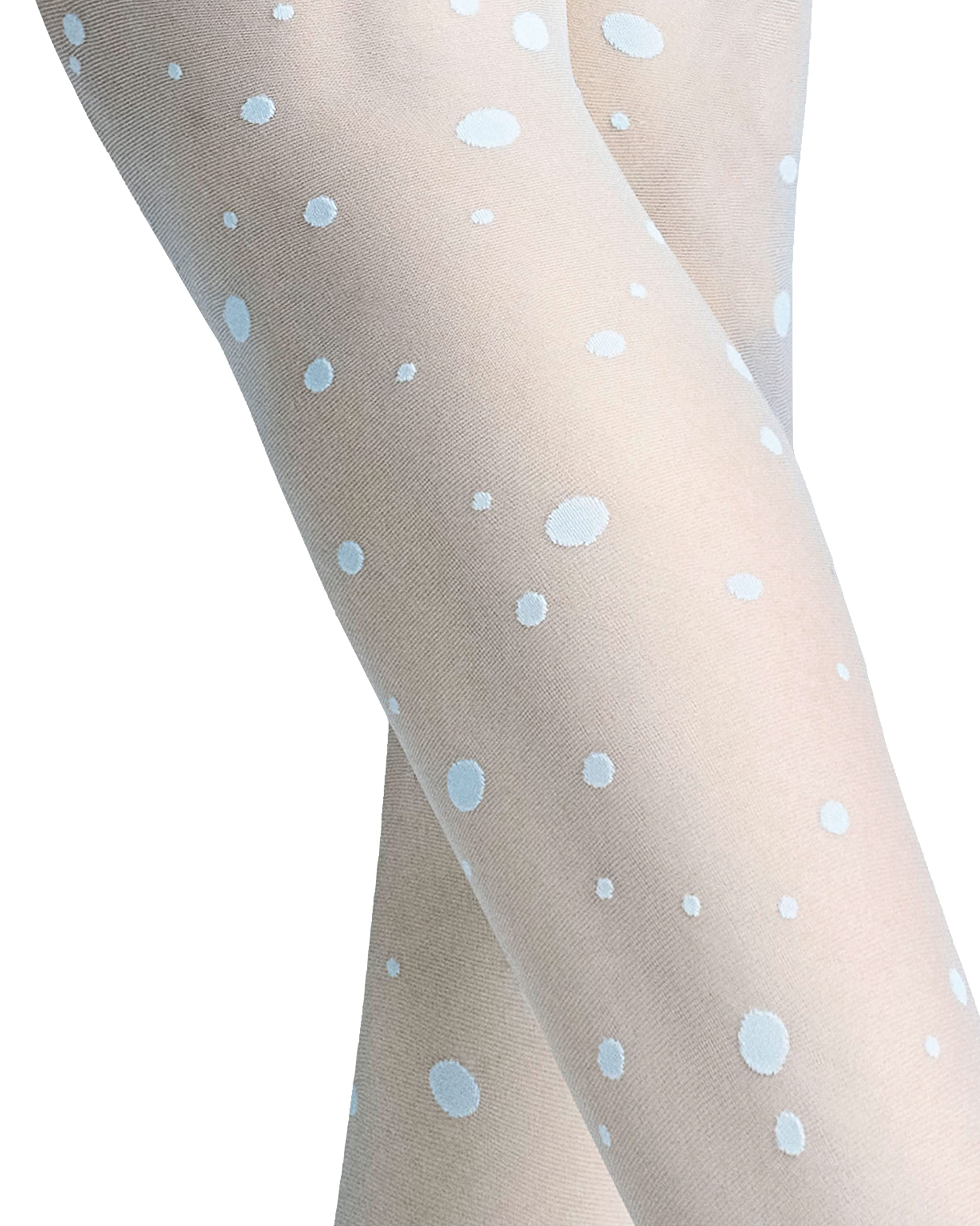 hudson-blob-sh-feinstrumpfhose-damen-spring-blue-punkte image 2