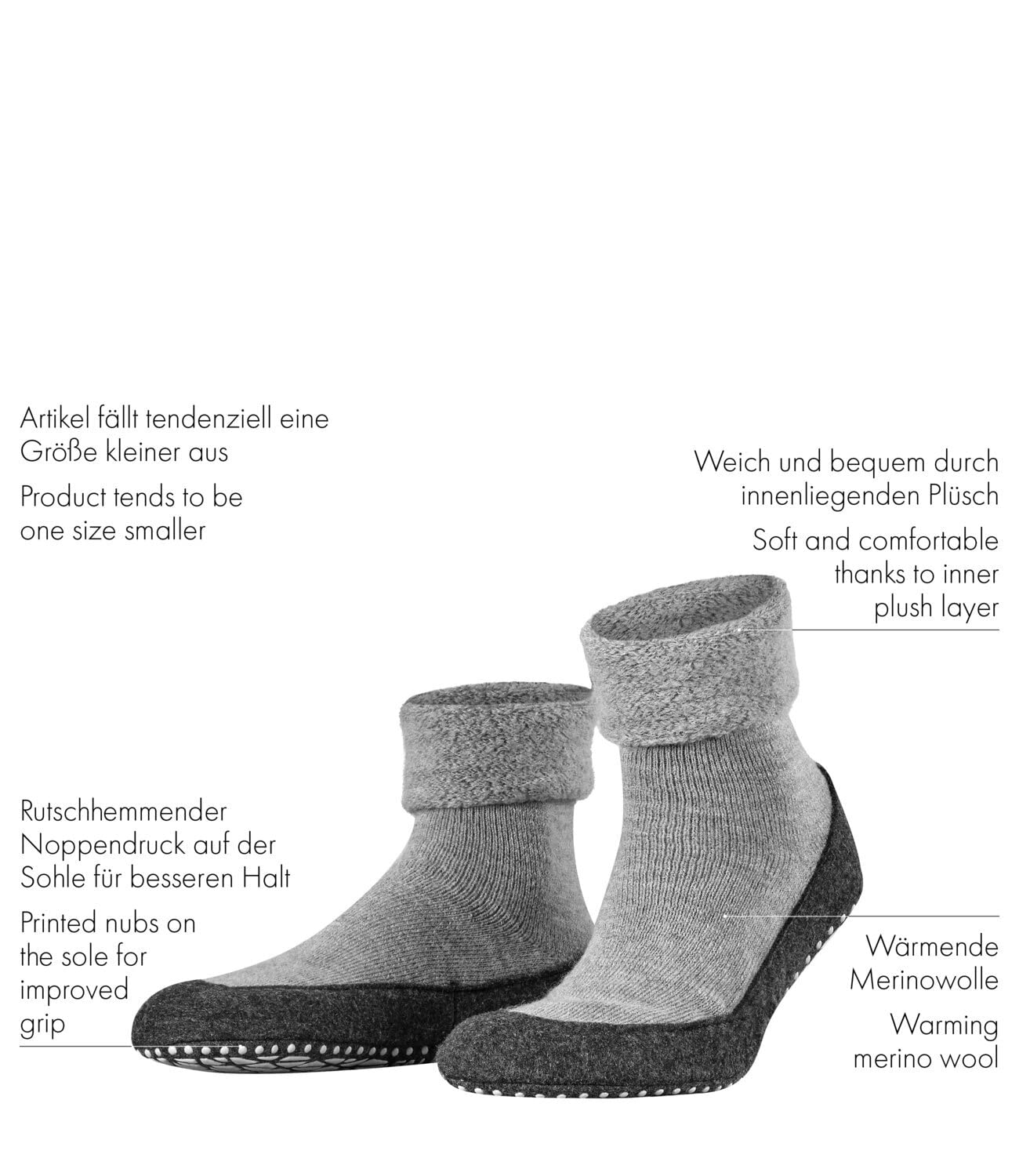 falke-cosyshoe-herren-haussocken-wolle-1-paar image 3