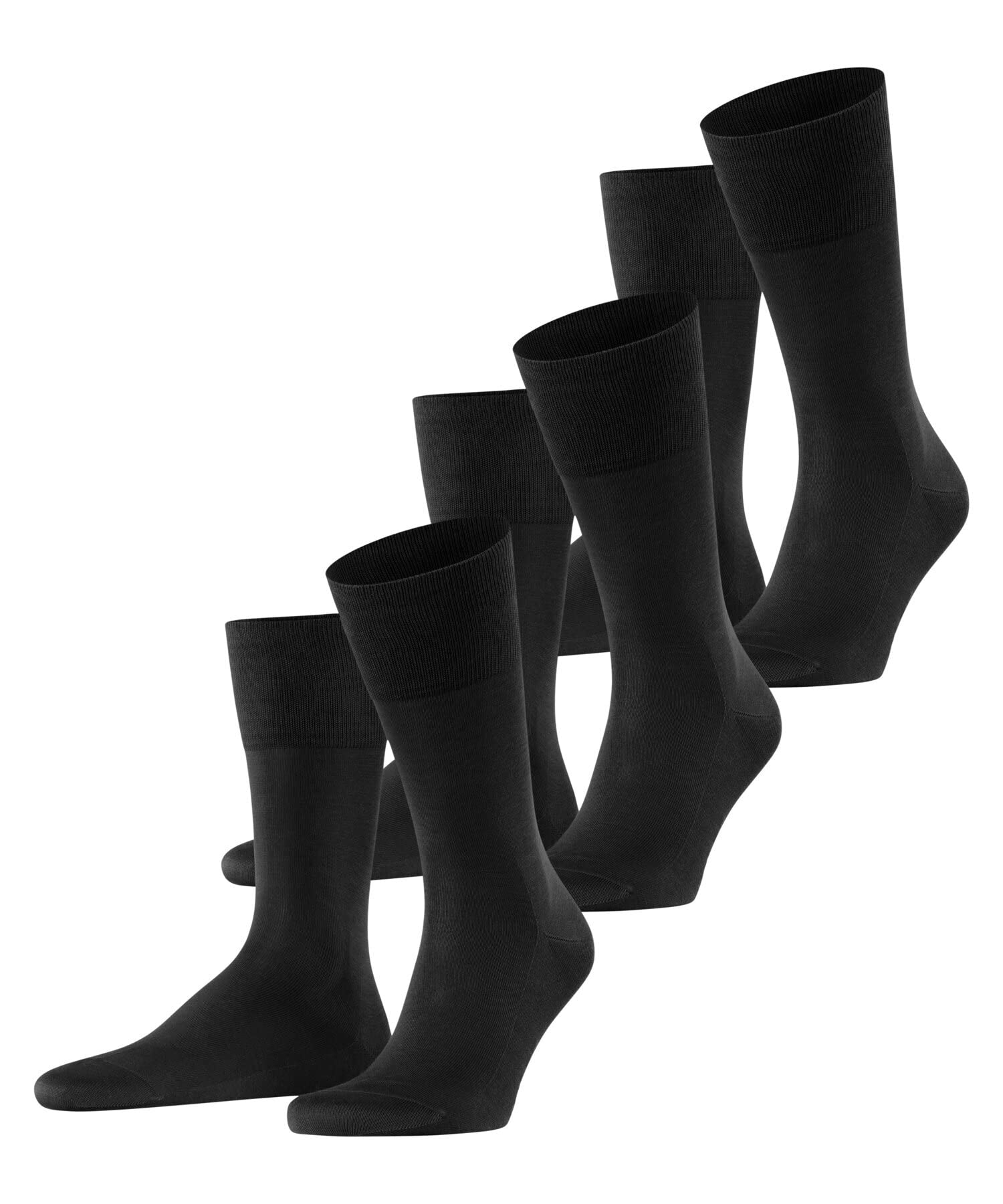 falke-tiago-herrensocken-schwarz-3-paar-bio-baumwolle image 8