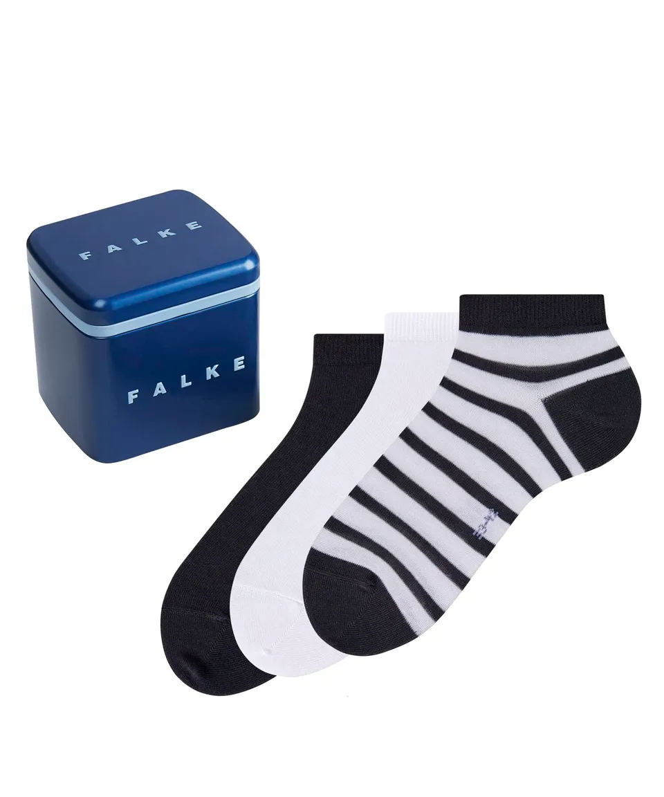 falke-happy-box-mix-sneakersocken-baumwolle-3-pack-herren image 1