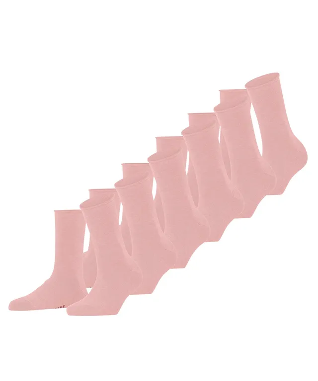 falke-happy-damen-socken-6-paar-schwarz-baumwolle-rollbund image 1