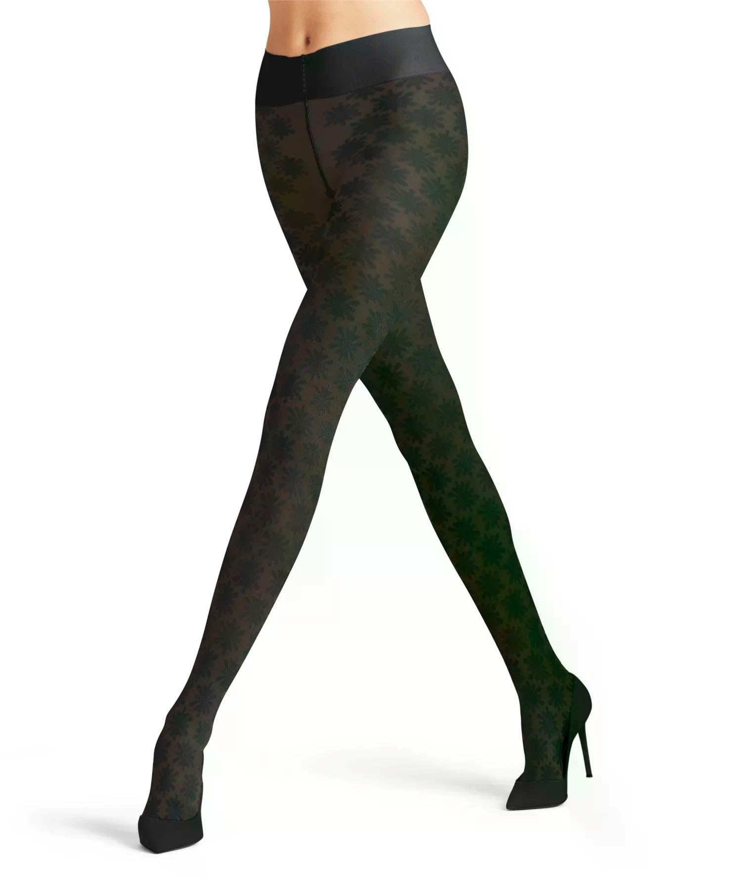 falke-high-waist-crystal-20-den-strumpfhose-schwarz-gemustert image 3