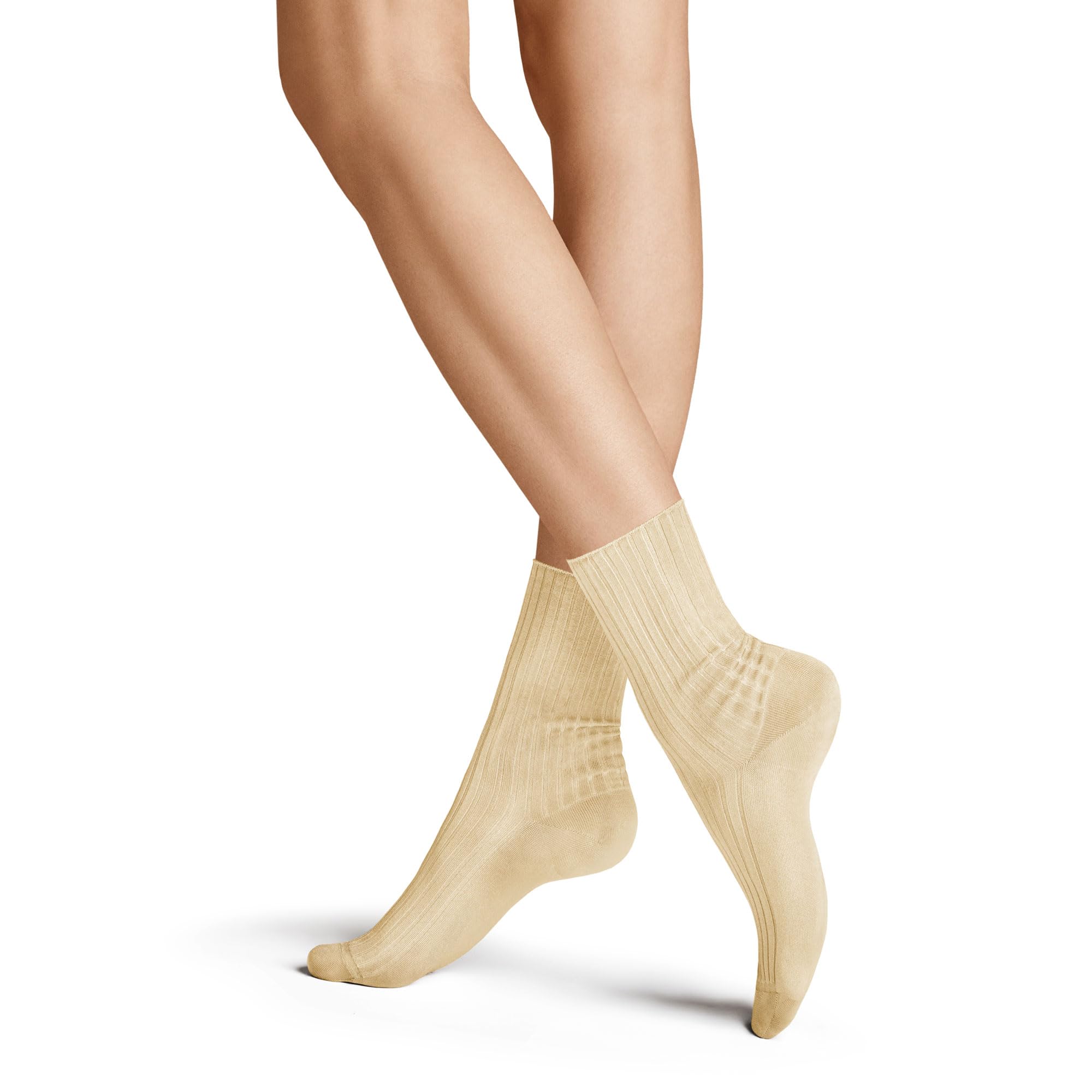 hudson-classic-rib-socken-damen-off-white-viskose-rippe image 4