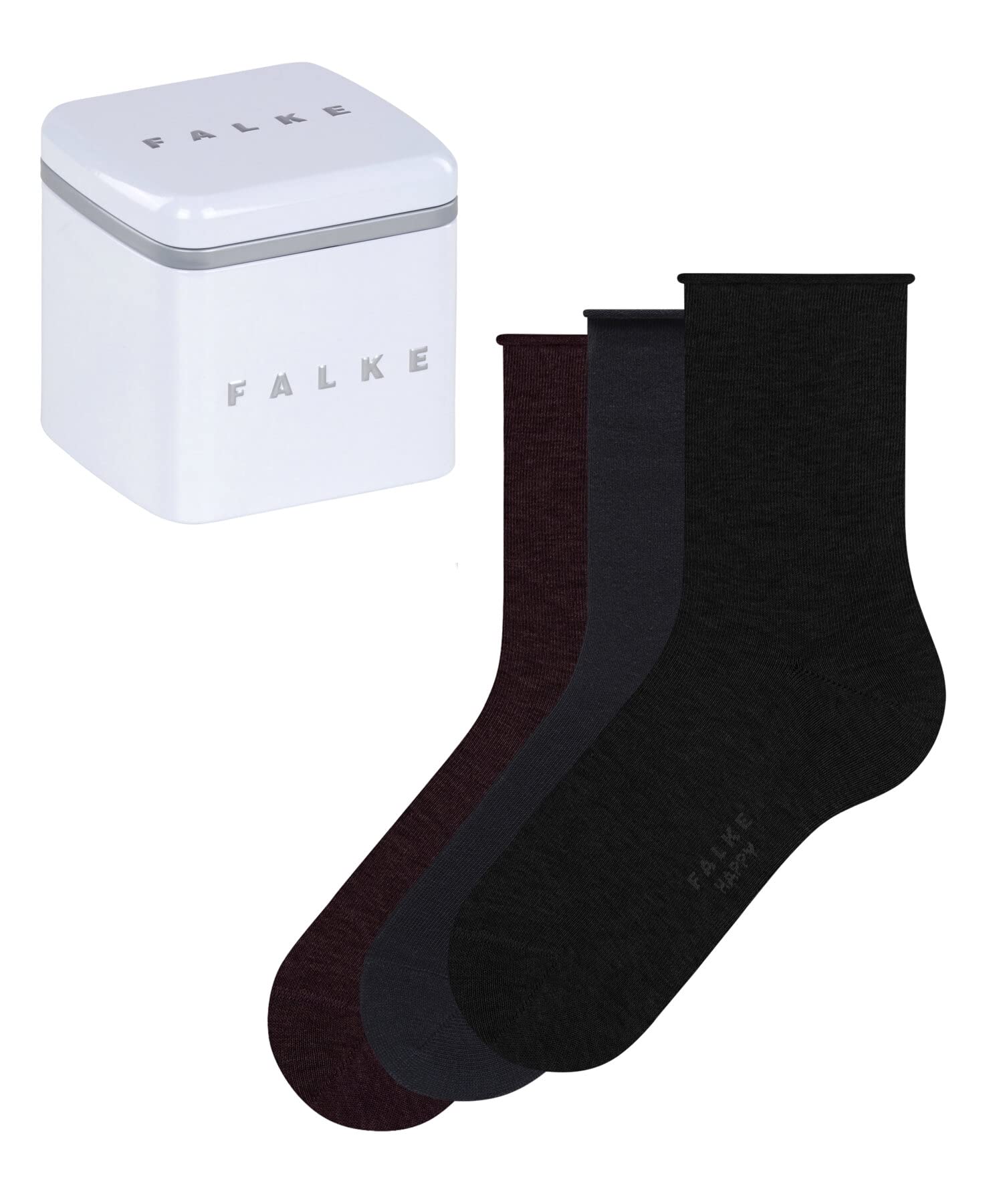 falke-happy-damensocken-3er-pack-geschenkbox-baumwolle image 1