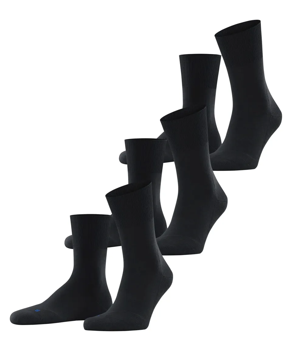 falke-run-socken-baumwolle-marine-3-paar-gr-44-45 image 1