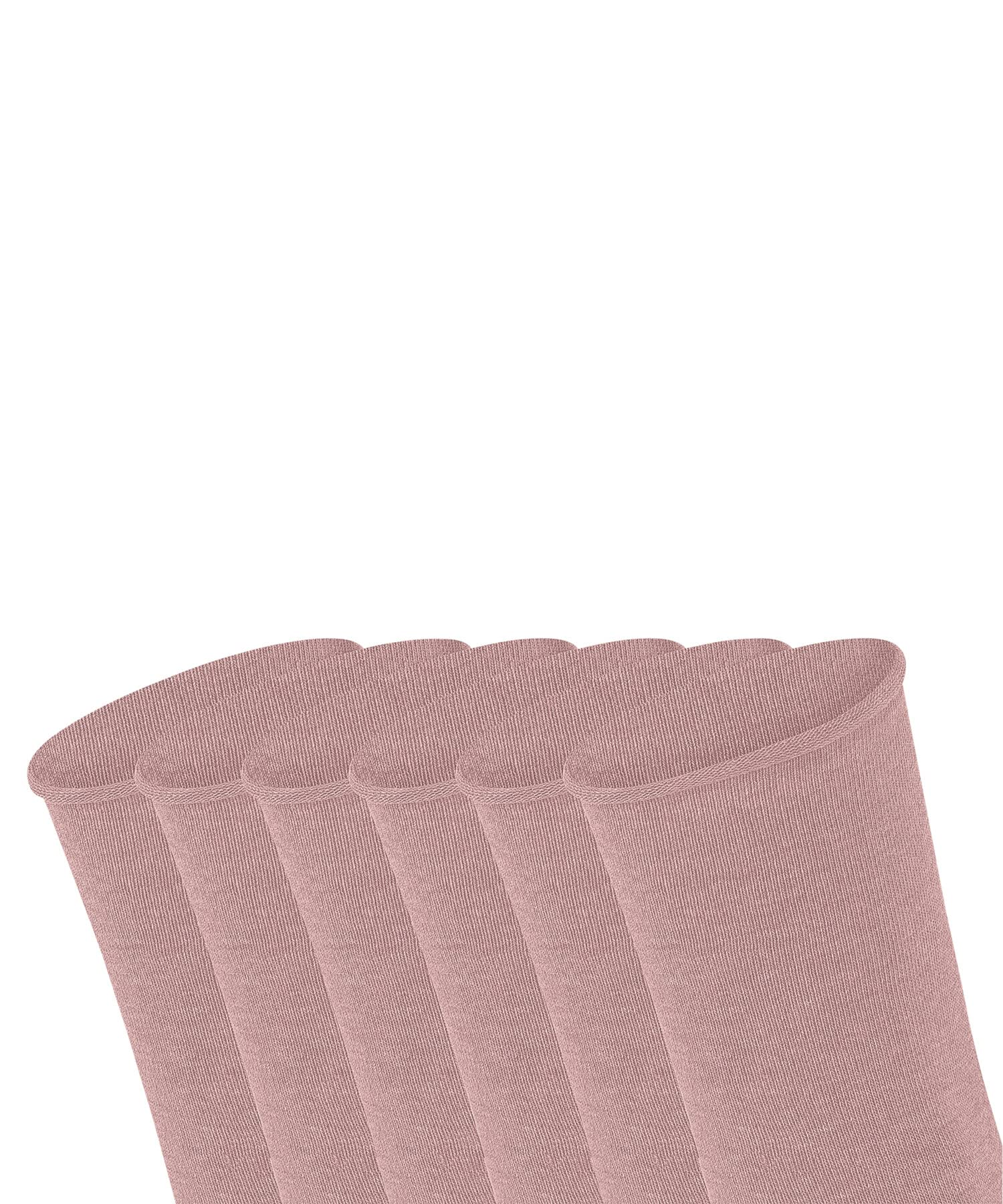 falke-happy-damen-socken-6-paar-schwarz-baumwolle-rollbund image 4