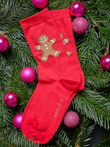 hudson-gingerbread-damensocken-weihnachten-39-42 image 6