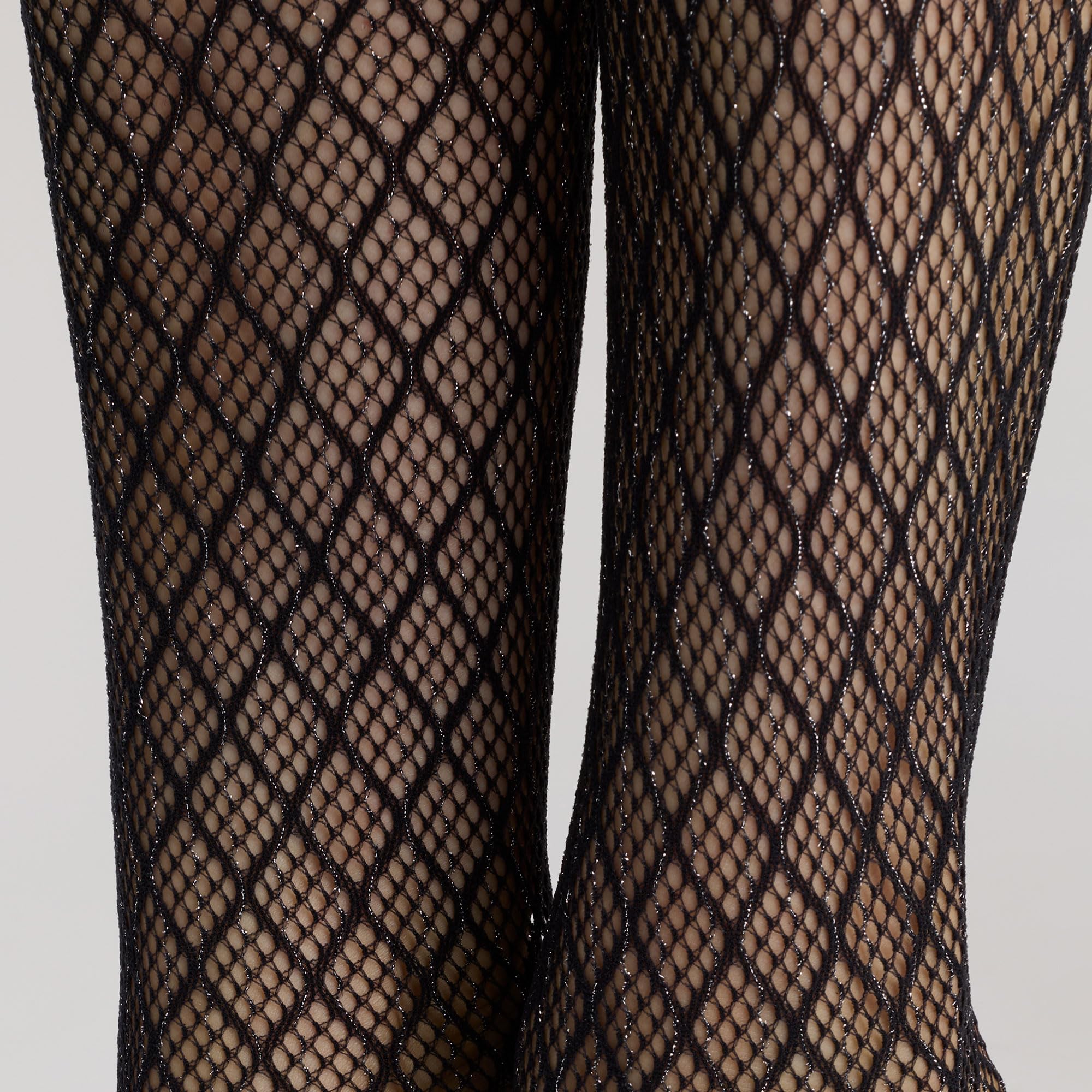 hudson-cozy-sparkly-damen-strumpfhose-schwarz-20-den-gemustert image 3