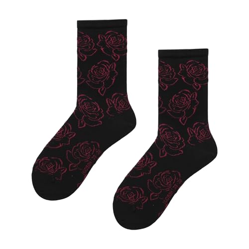 hudson-playful-flower-damen-socken-2er-pack-schwarz-35-38 image 8