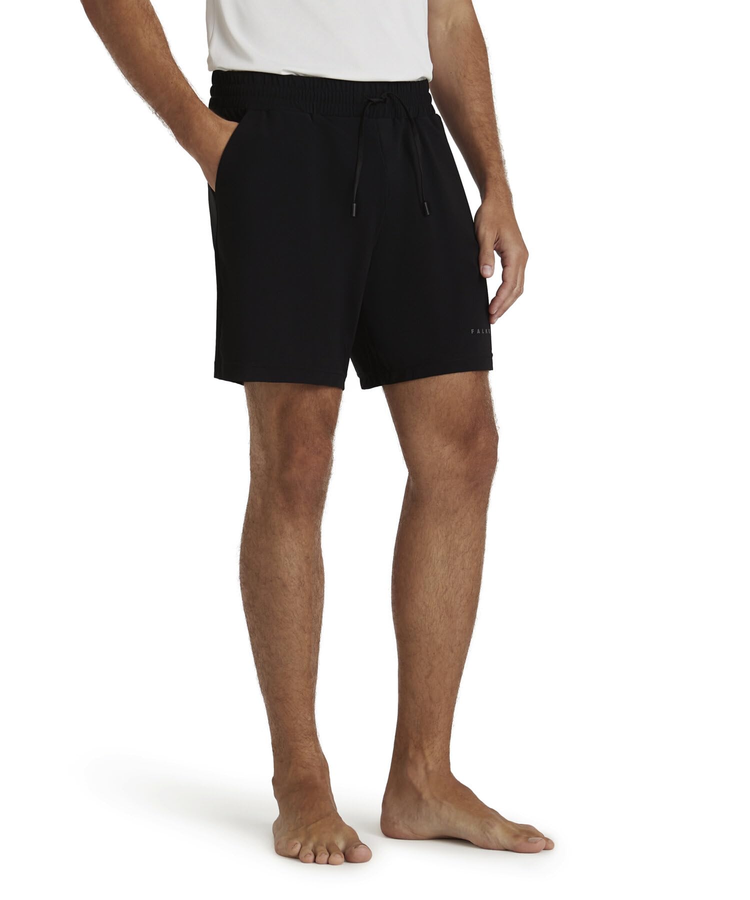 falke-yoga-shorts-herren-m-schwarz-polyamid-schnelltrocknend image 1