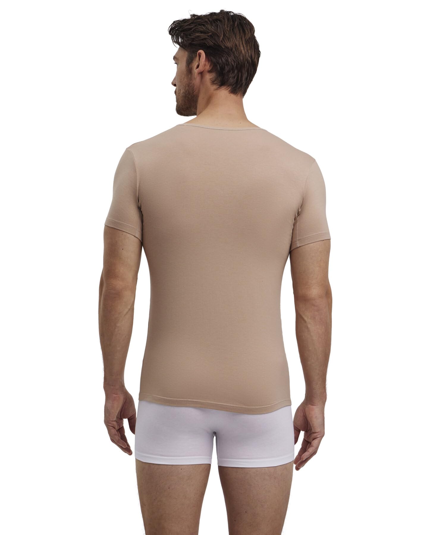 falke-daily-climate-control-outlast-deep-v-neck-unterhemd-camel image 2
