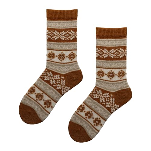 hudson-cozy-nordic-socken-ochre-brown-woll-mix-norweger image 7