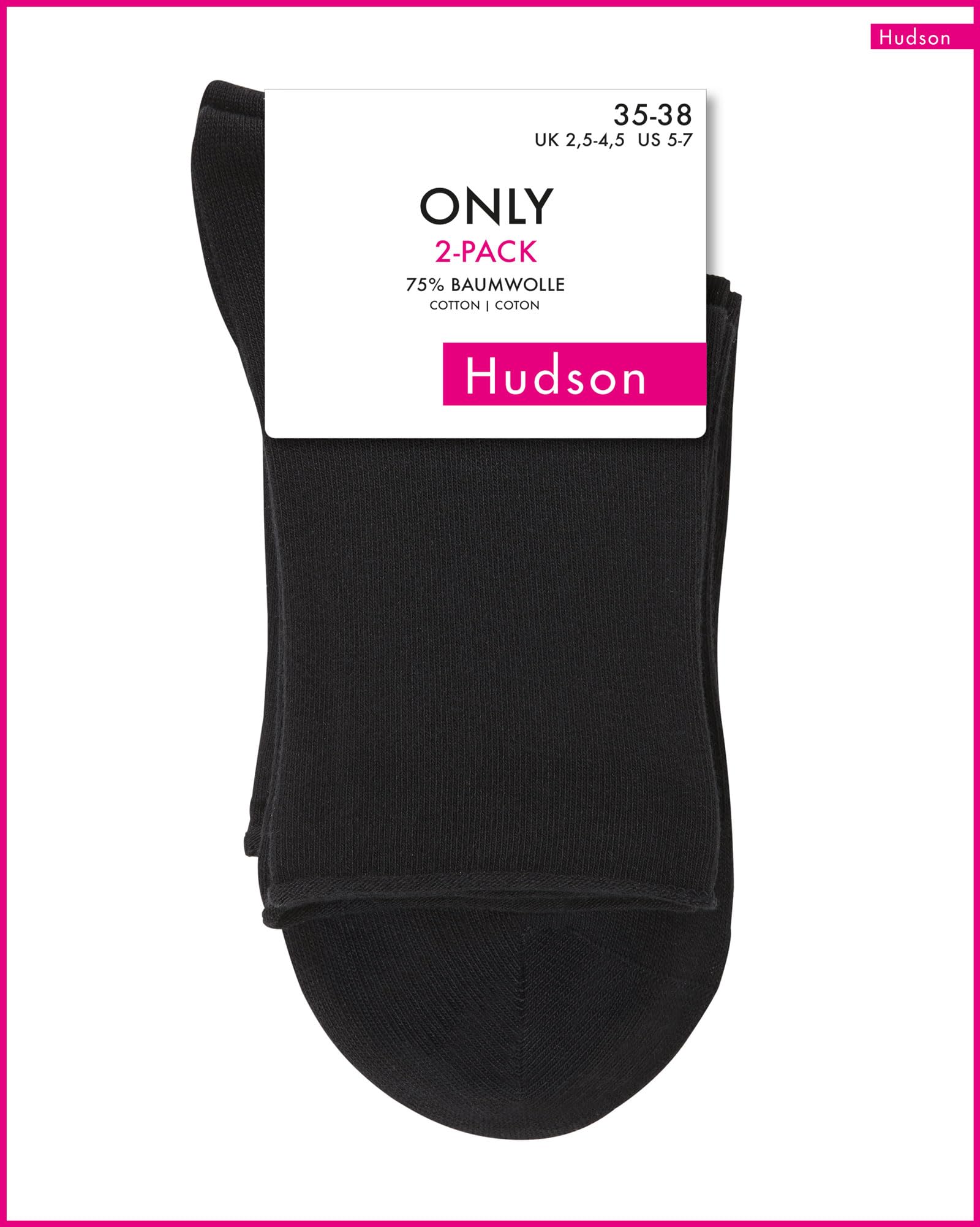 hudson-only-damensocken-2er-pack-silber-rollrand image 4