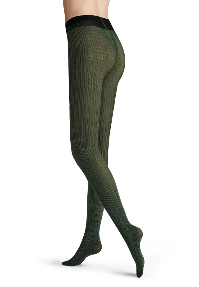 hudson-graphic-line-strumpfhose-anthrazit-38-40 image 1