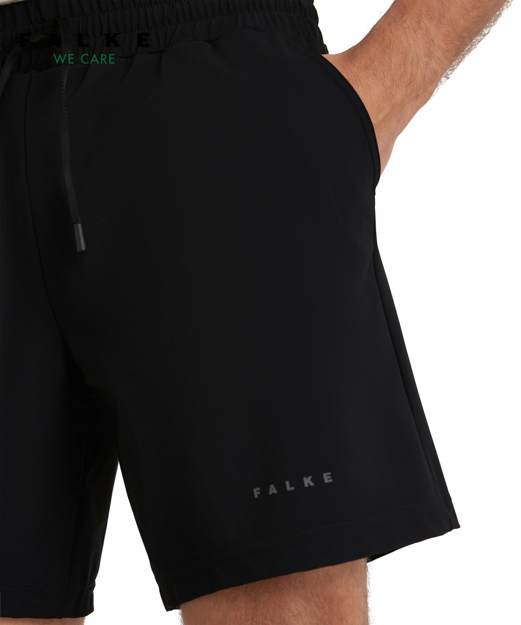 falke-yoga-shorts-herren-m-schwarz-polyamid-schnelltrocknend image 4