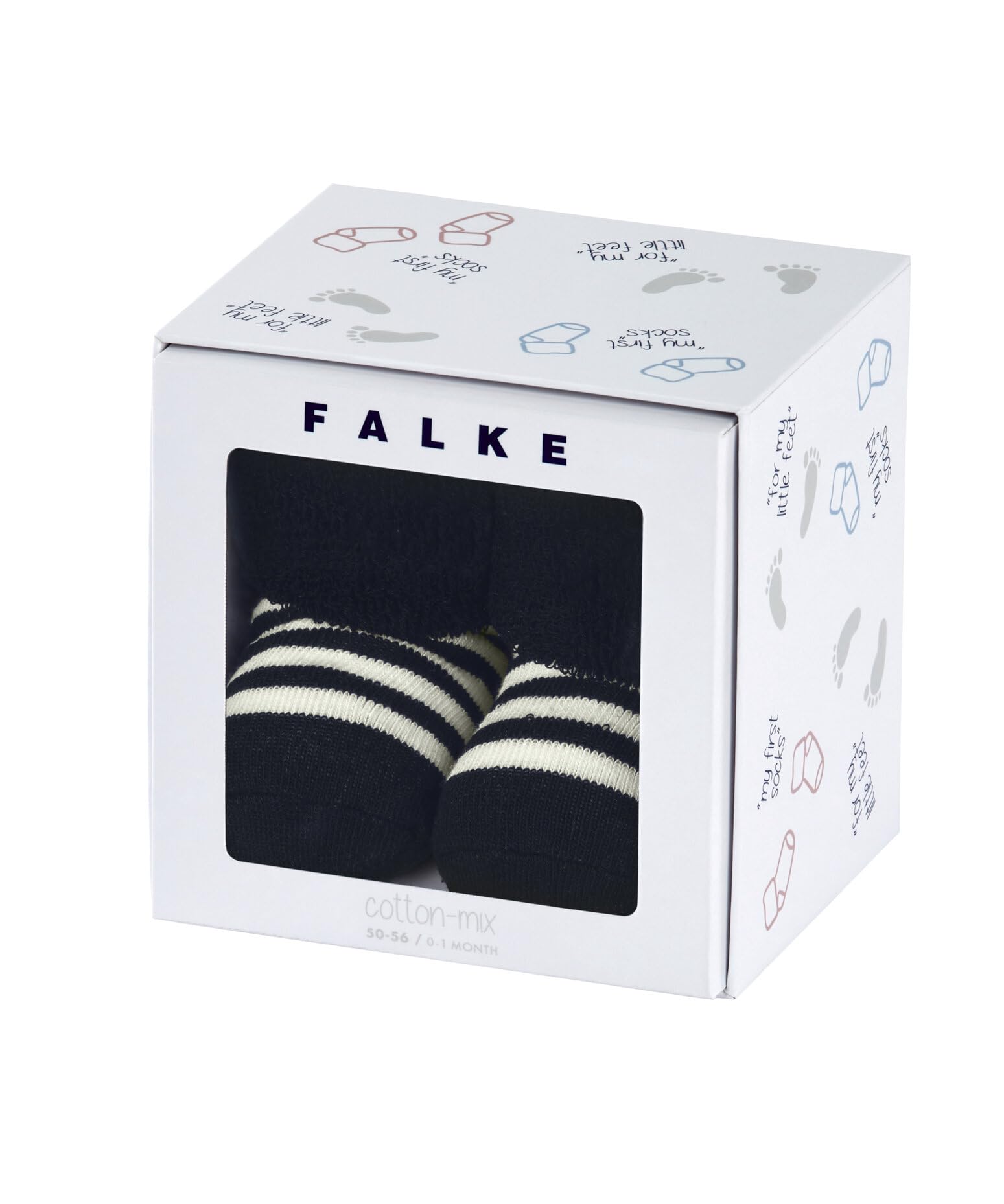 falke-erstlingsringel-babysocken-baumwolle-wei-62-68 image 7