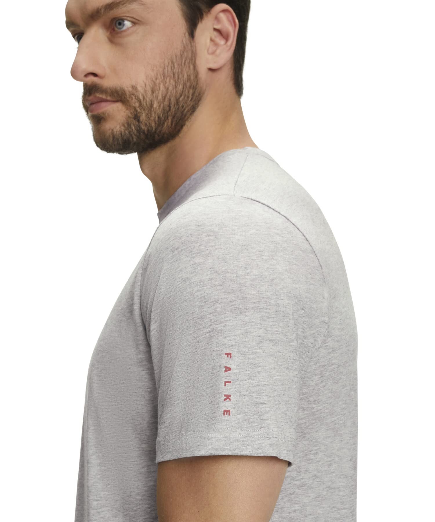 falke-core-logo-t-shirt-herren-schwarz-l-lyocell image 5