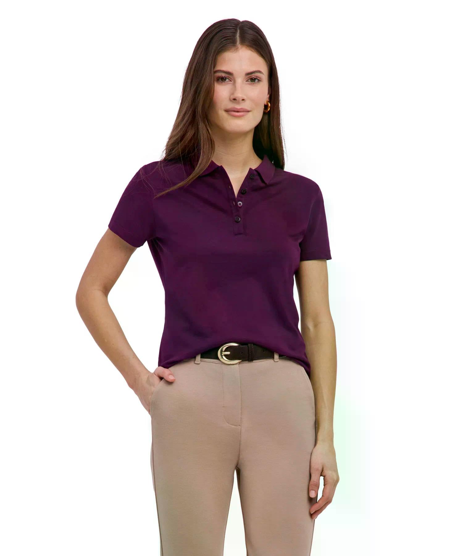 falke-basic-apparel-poloshirt-damen-wei-pima-baumwolle image 8