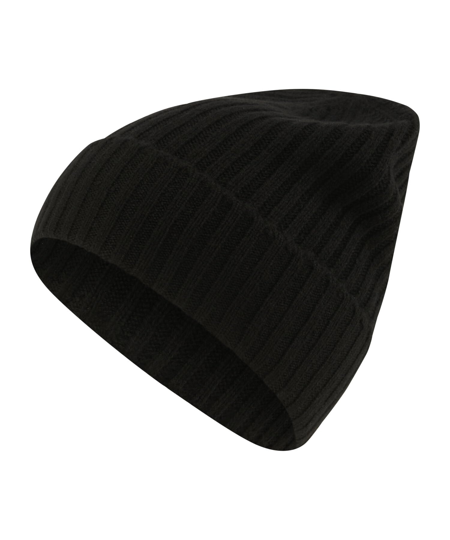 falke-basic-ribbed-m-tze-schwarz-kaschmir-winter image 1